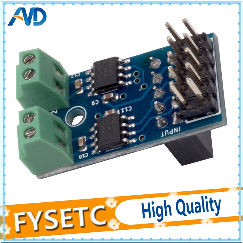 

Thermocouple Daughterboard Allows Two Type K Thermocouples To Be Attached For Duet WiFi And The DuetEthernet