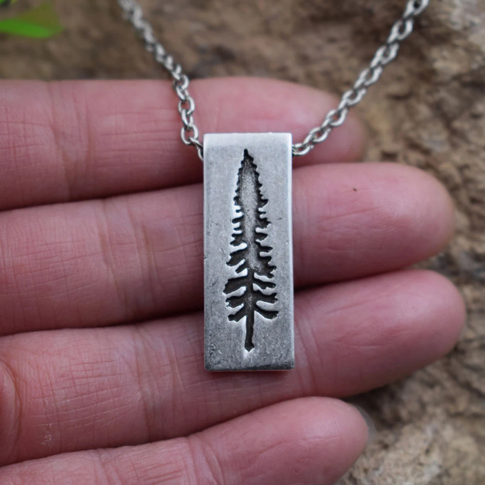 Винтажное ожерелье из сосны 1 шт. природных материалов подарок для