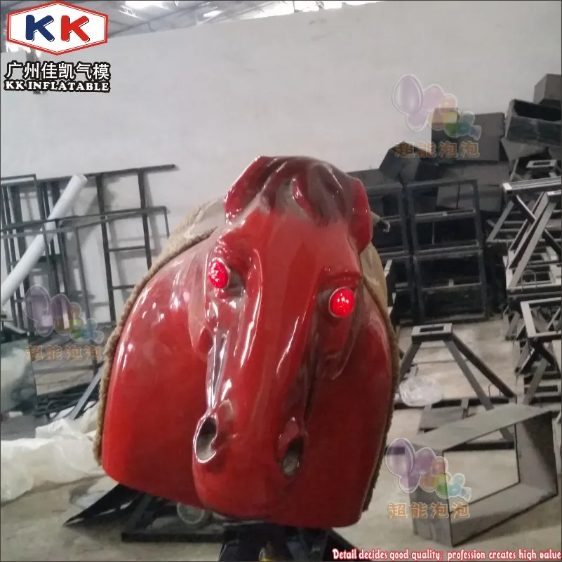 Новый симулятор Красной лошади надувной механический Родео бык аттракцион игра