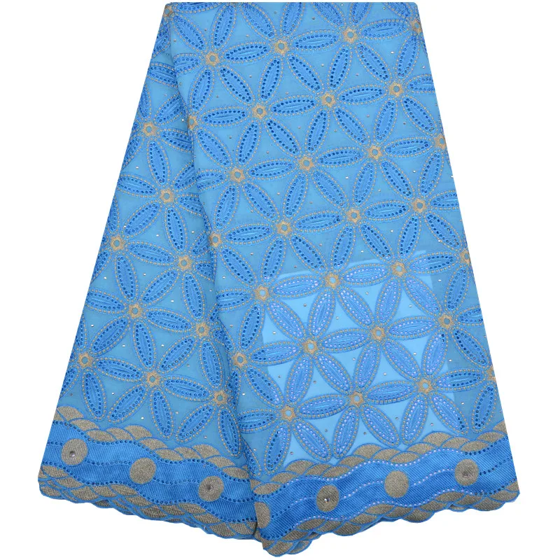 Swiss Voile Lace African Cotton Fabric Embroidered In Switzerland For Wedding Dress 5 Yards 1187 | Дом и сад
