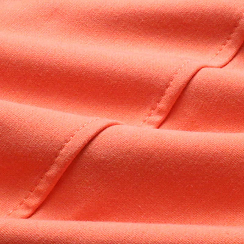 

Women's hooded pullover loose casual sports simple wild Europe and the United States printing solid color