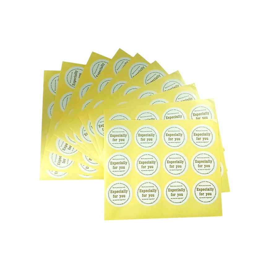 

1200pcs/lot White circle Especially for you Sealing Stickers Gift seal sticker self-adhesive Sticker DIY Handmade Deco