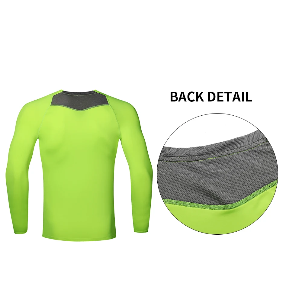 Outto Men's Cycling Base Layers Long Sleeves Compression Tights Bicycle Running Jersey Sports Underwear Fitness Gym Clothing | Спорт и