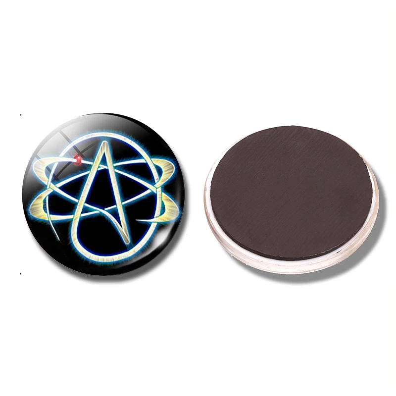 1 шт. магнит на холодильник Atom Atheist 30 мм|fridge magnet|home decormagnet decorations |