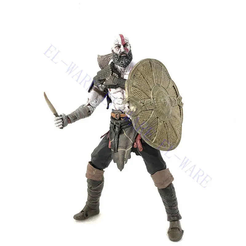 7 дюймов NECA Оригинал 2018 God of War 4 Ultimate Kratos &quotПВХ фигурка игрушка Съемная Модель