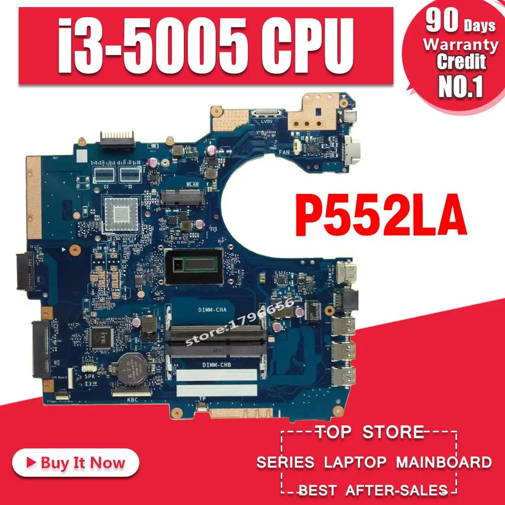 Материнская плата P552LA Laplop для For Asus P552 P552L P552LJ материнская i3 5005|Материнские платы| |