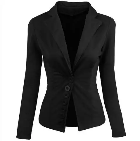 2018 весна и осень Новый стиль пряжки талии с длинным рукавом маленький костюм