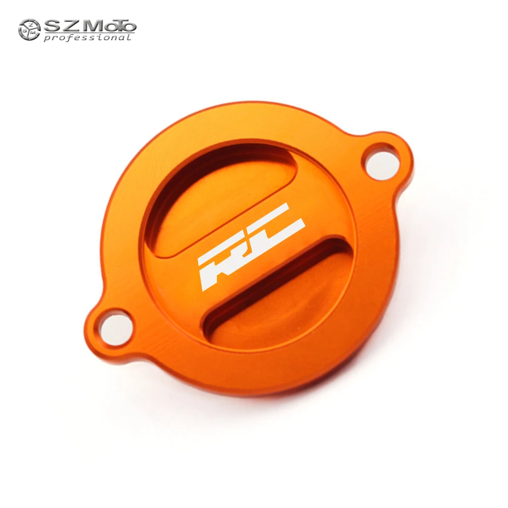 Engine Oil Filter Cover Cap For KTM RC 200 390 RC200 RC390 2014 2015 2016 2017 Motorcycle Accessories Orange | Автомобили и