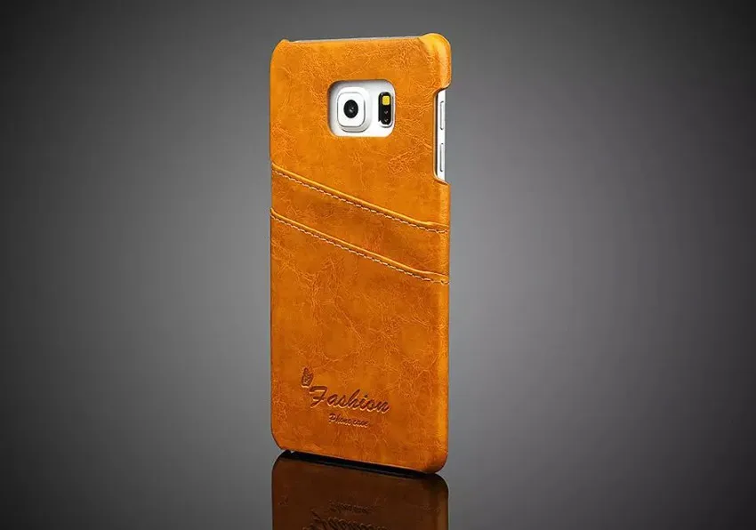 Модный брендовый Оригинальный чехол накладка из вощеной натуральной кожи для