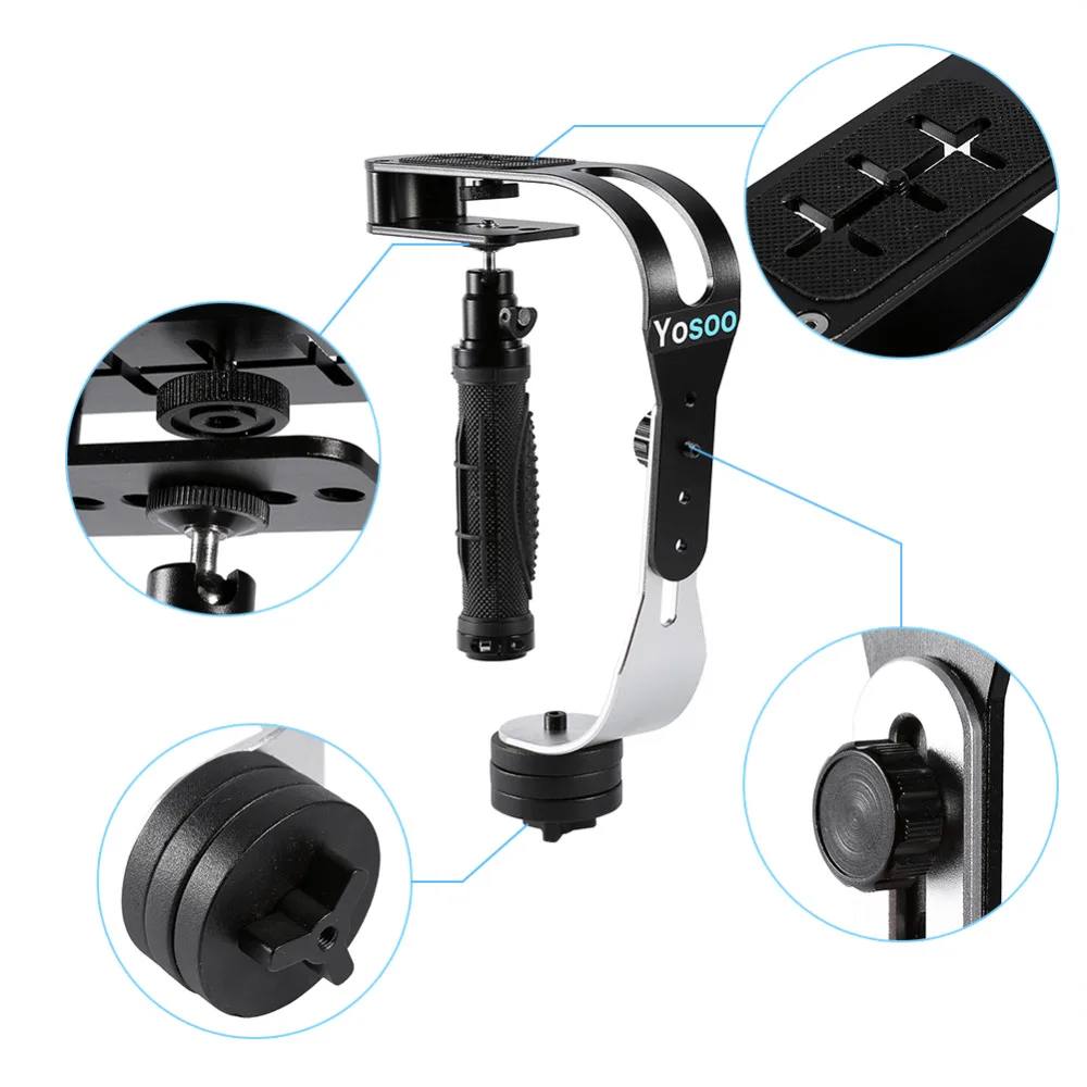Портативный портативный Стабилизатор Steadycam для камеры GoPro DSLR SLR DV|Стедикамы и