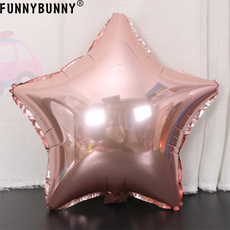 FUNNYBUNNY 18 дюймов любовь розовое золото Розовое Золото Алюминиевая Пленка