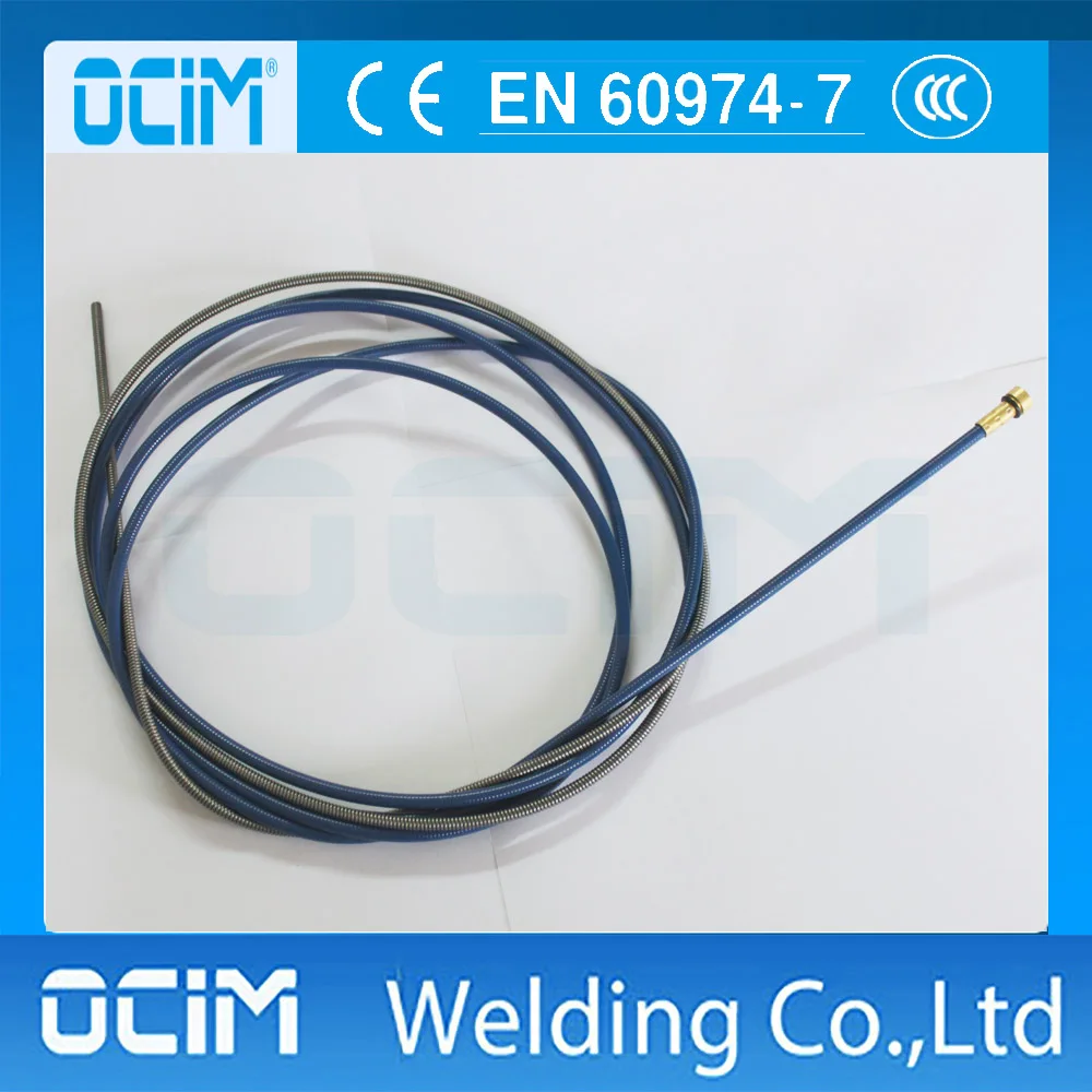 

1pc 4M Insulated Liner 1.5/4.5 Blue With Nipple And O Ring For Wire 0.6-0.8mm