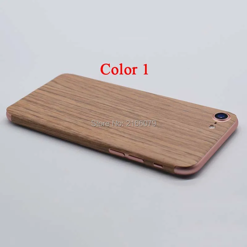 Для Apple iPhone 7 4 дюйма/7 Plus + 5 дюйма задняя крышка 3D имитация под дерево защита