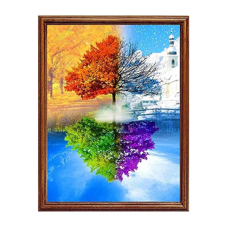 Алмазная вышивка сделай сам 5d мозаика картина пейзаж крестиком домашний декор