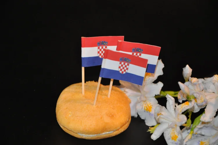 Палочка для вышивания зубов в стране флаг продажи металлический коктейльный