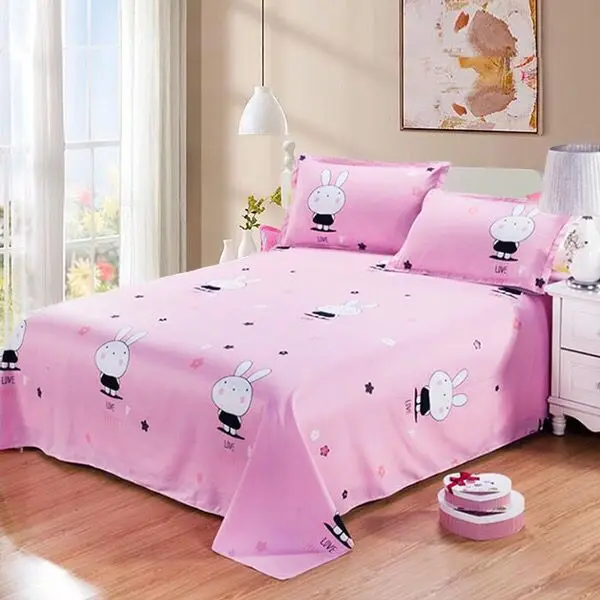 Простыня + наволочка брендовый декор 100% хлопок простыни для кровати домашний