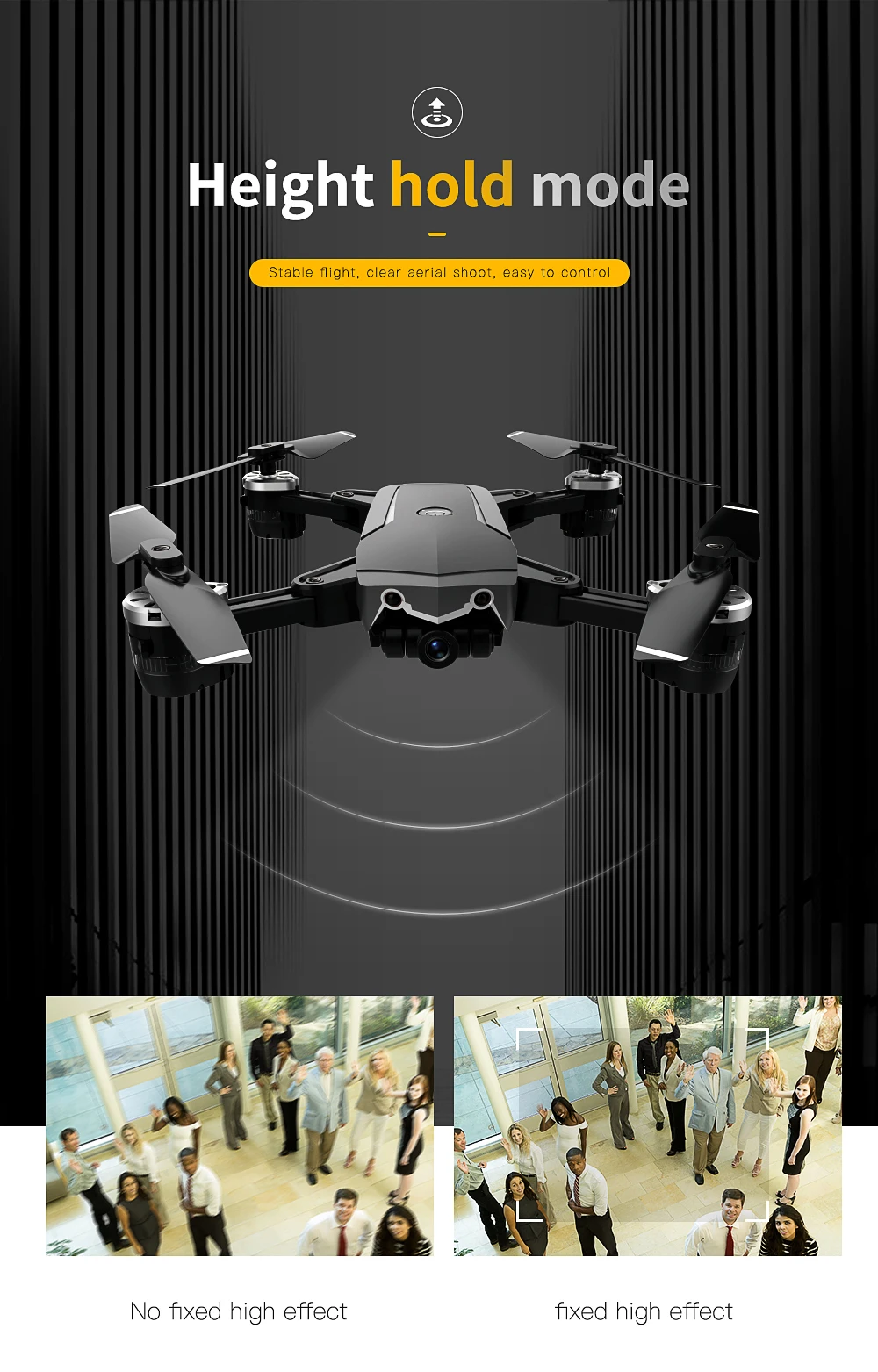 Otpro yh-19 rc дроны Wi-Fi FPV складной Дрон 2MP 5mp 1080p HD Камера с 18 мин Время полета RC Quadcopter RTF р/у JD-20S JD20S