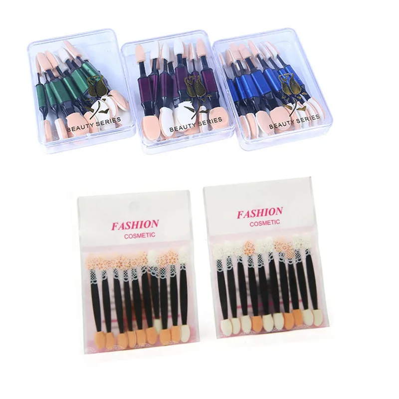 10 шт. портативные двухсторонние губки для теней|Аппликатор теней век| |