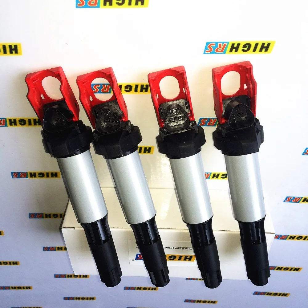 Набор из 4 катушек зажигания для BMW E39 E46 E53 E60 E63 UF522 UF515 12131712223 12137551260 12131712219|Катушка