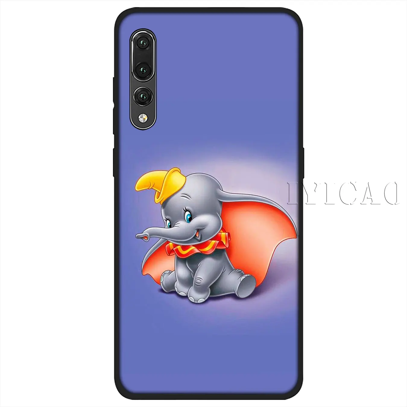 Мягкий силиконовый чехол для телефона IYICAO Dumbo elephant Huawei P30 P20 Pro P10 P9 P8 Lite Mini 2017 2016 2015 P