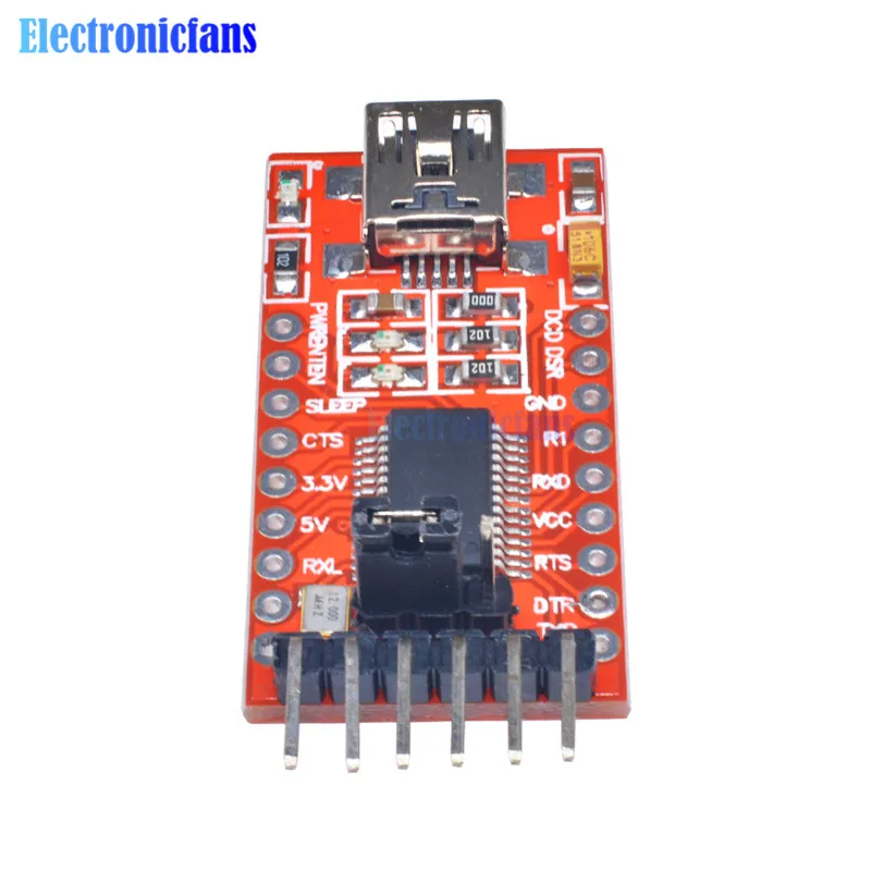 10 шт. FT232RL FT232 FTDI USB 3 V 5 к TTL Серийный адаптер Модуль для DIY|Интегральные схемы| |