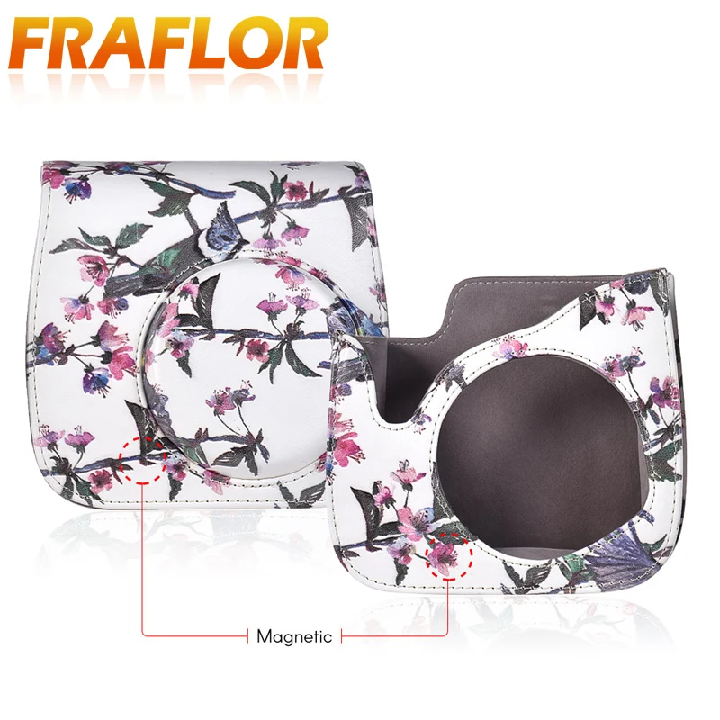 Сумка на плечо для камеры защитный чехол кожаная сумка с красочными рисунками