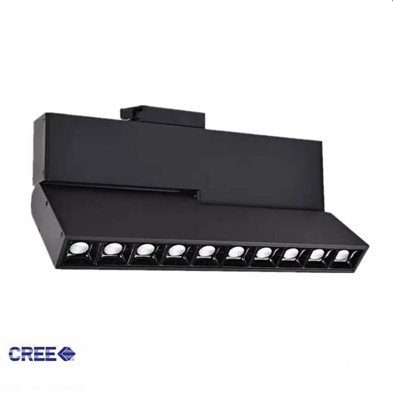 10*2 Вт CREE Светодиодная лампа для треков прожекторы на рельсах светодиоды