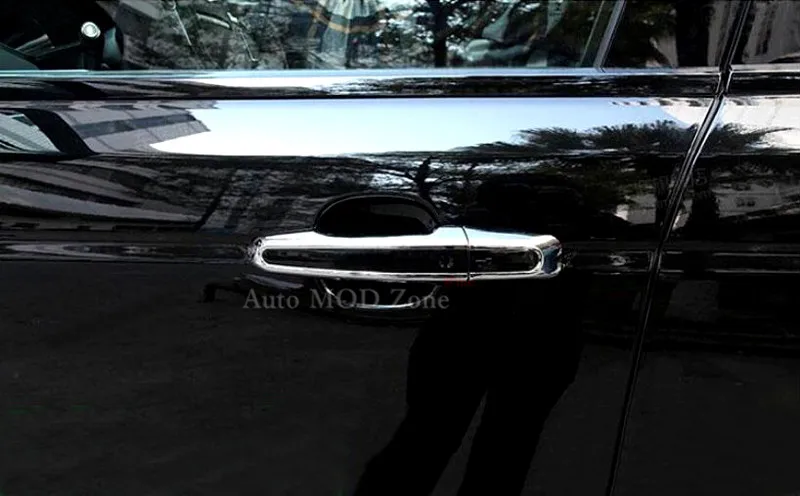 ABS Хром Стайлинг Внешний Крышки Ручки Двери Отделка Глянцевая 8 шт. Для Jaguar XE X760 2015