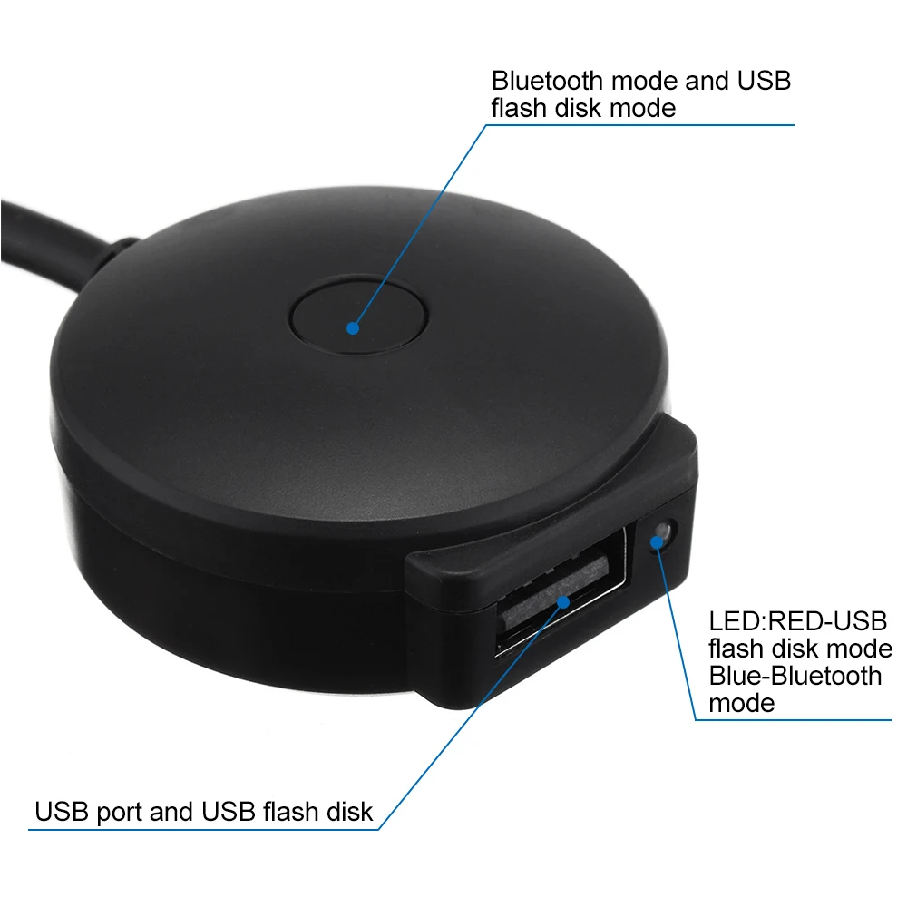 Медиа в AMI MDI к Bluetooth Автомобильный музыкальный адаптер беспроводной аудио Aux Авто