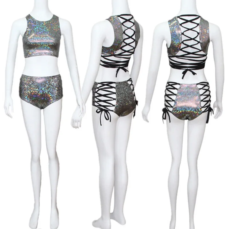 

Jazz Dance Costumes Sexy Vest Shorts Set Birthday Outfits For Women Pole Dance Clothing Nightclub Dj Ds Gogo Stage Wear DNV10704