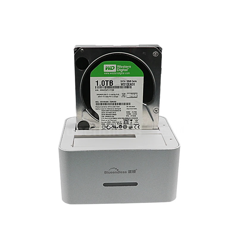 3 шт./лот 2 отсека док-станция hdd ssd 5 'ɳ дюйма двойной отсек Поддержка Макс 6 ТБ в