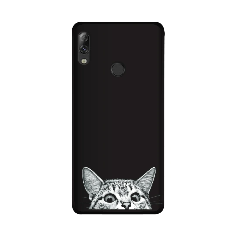 As picture showing Мягкий чехол PENSEN из ТПУ Для lenovo K5 Pro, матовый чехол с рисунком, чехол для телефона s для lenovo K 5 PRO, милый цветочный чехол с котом - Цвет: As picture showing