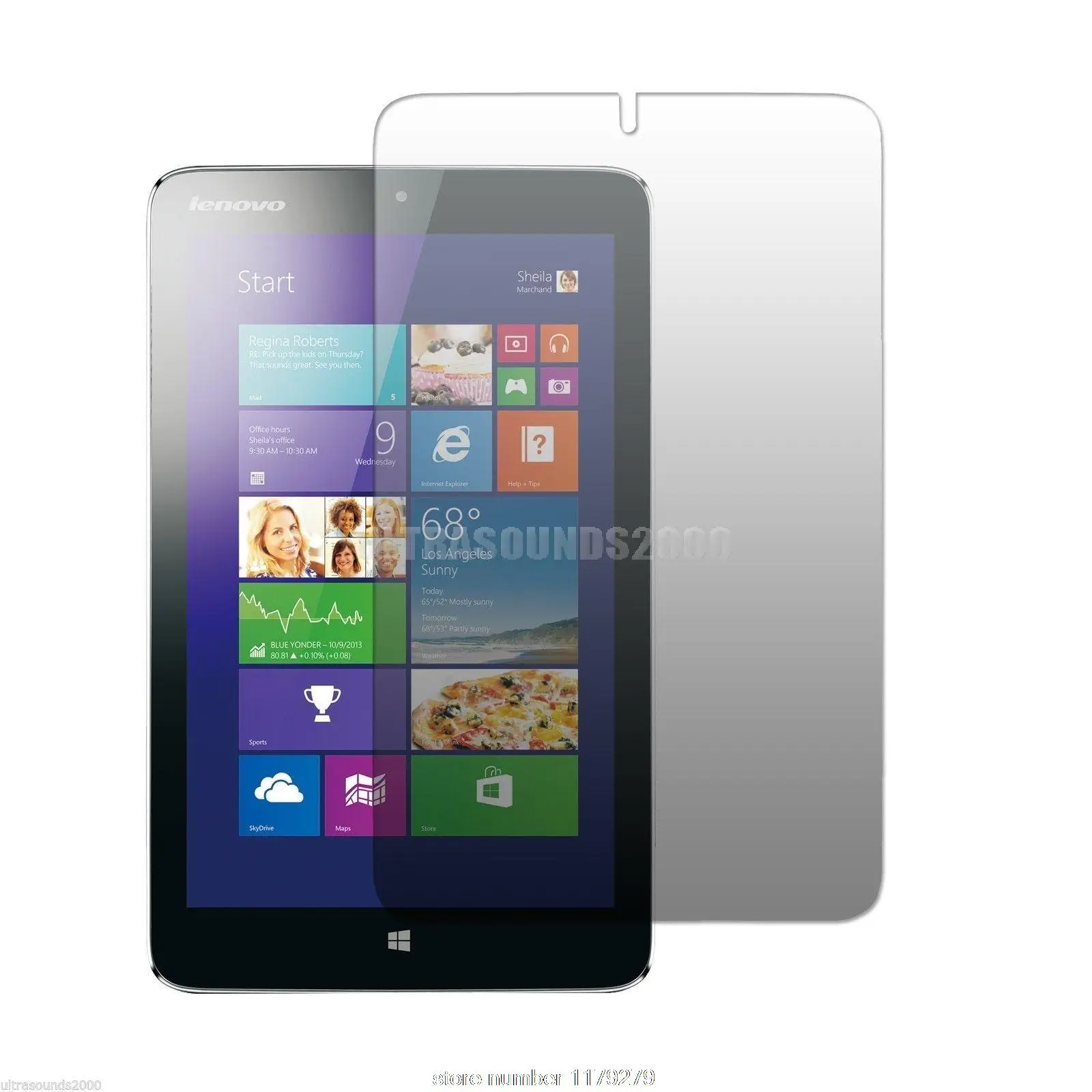 Прозрачная защитная пленка для Lenovo Miix 2 Tablet PC 2|film for tablet|tablet filmtablet screen protector |