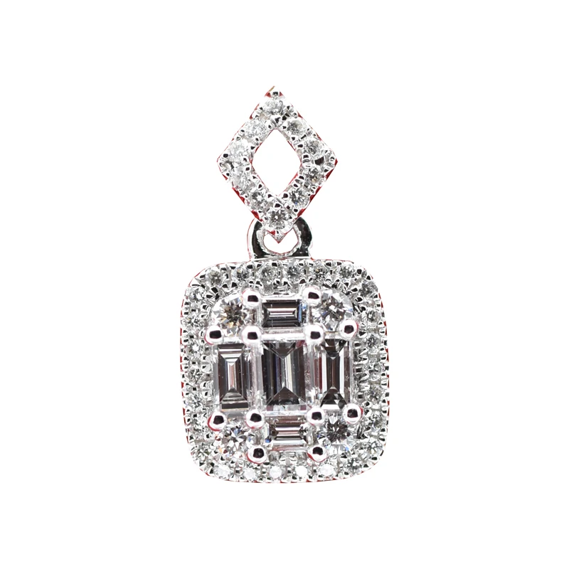Роскошная бижутерия уникальная ручная работа T Princess Cut 5A циркониевая квадратная