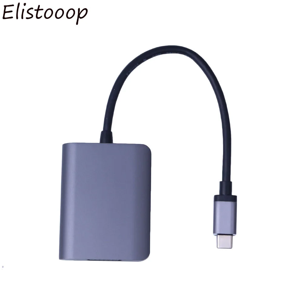 USB 3. 0 Type-C Thunderbolt 3-HDMI VGA usb-хаб 3 в 1 адаптер Dongle Dock Cable для Macbook | Электроника