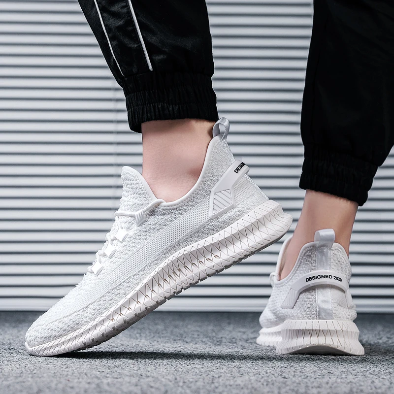 Мужская обувь для бега дышащие кроссовки Boost мужские уличные на плоской подошве