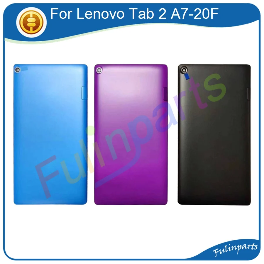 Синий фиолетовый черный для Lenovo Tab 2 A7 20F задняя крышка корпуса батареи запасные