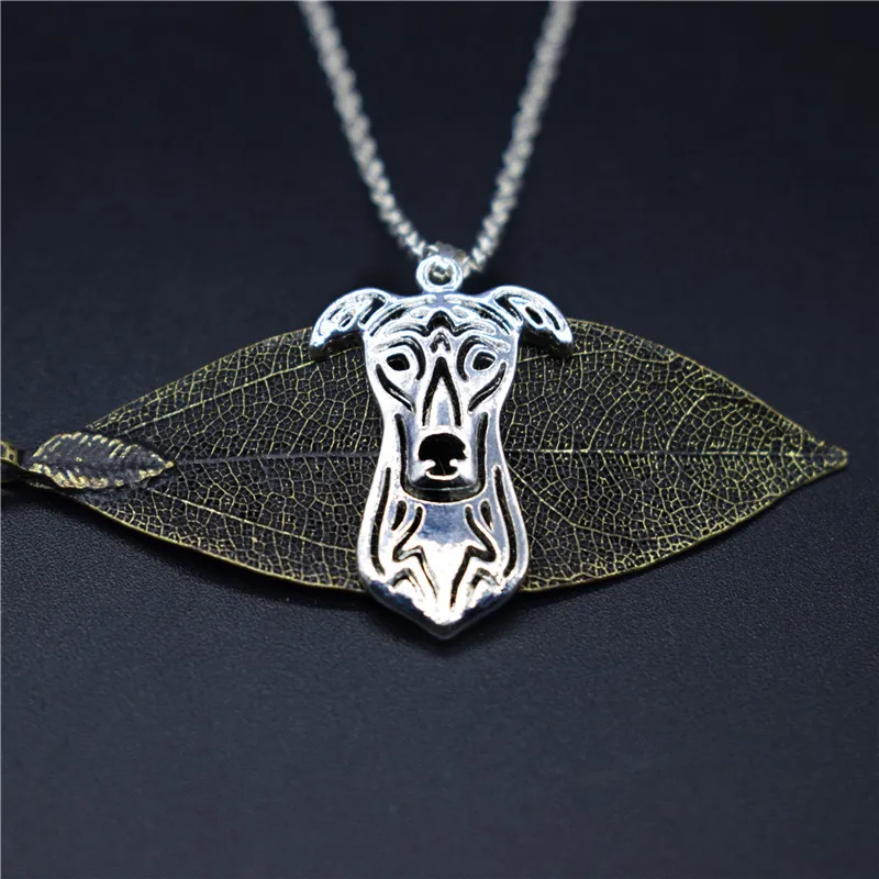 

Elfin Wholesale Trendy Greyhound Necklaces Gold Color Silver Color Greyhound Dog Jewellery Pendant Necklaces Women Men
