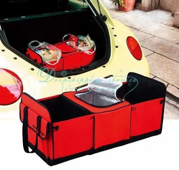 Multi-purpose car trunk Organize Bag folding storage box insulation Sorting Finishing Box | Дом и сад