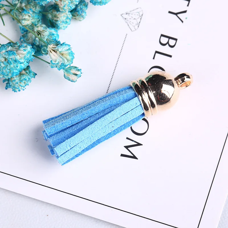 10 шт./лот винтажные кожаные кисточки бахрома для Purl макраме DIY ювелирные изделия