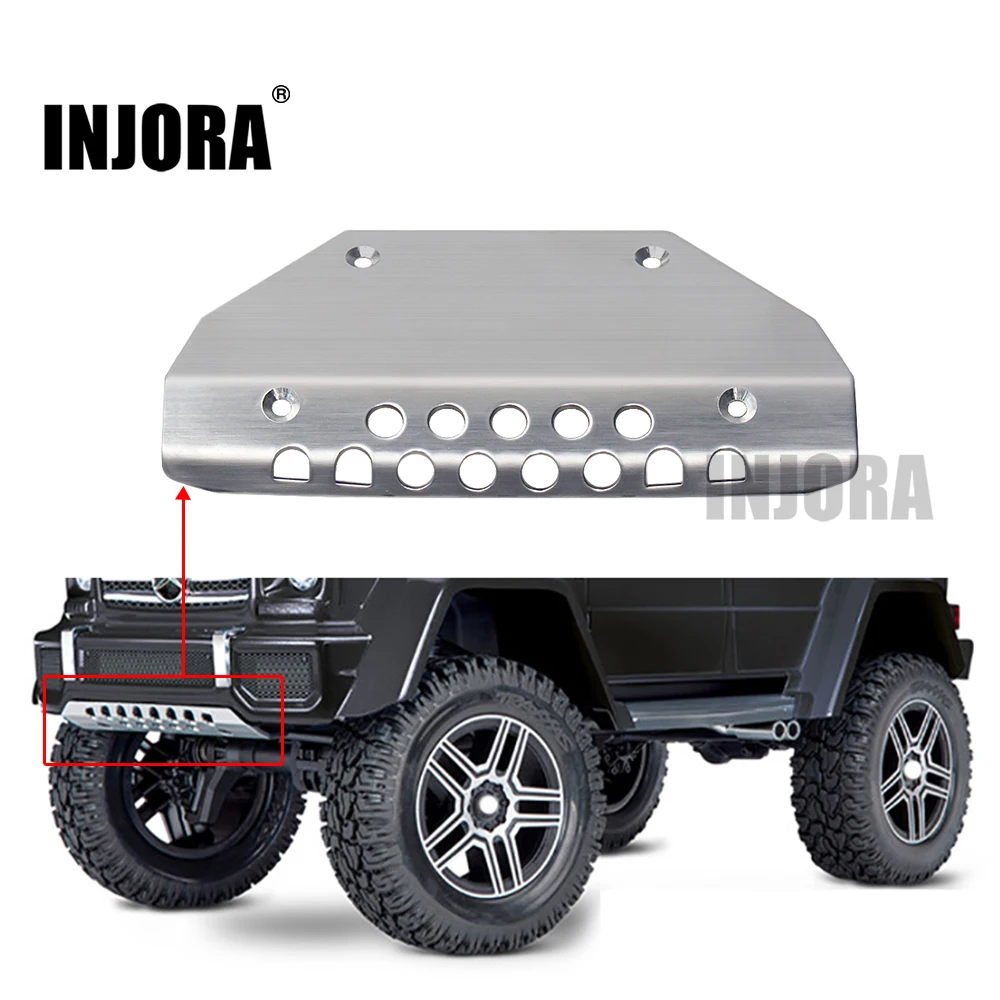 Металлическая нержавеющая сталь TRX4 для передней панели шасси INJORA защитная