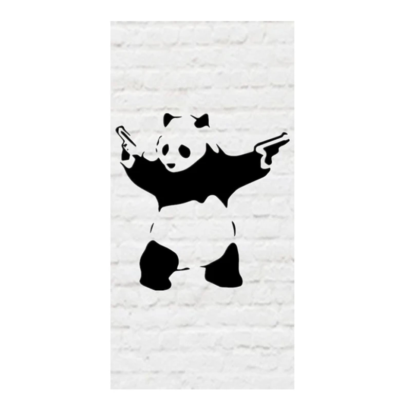 Горячее предложение граффити вооруженная панда пляжное дорожное полотенце