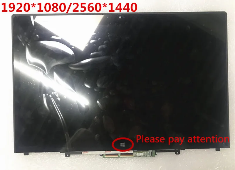 

14,0 "для Thinkpda x1 Yoga LCD экран + T0uch дигитайзер Assenbiy B140HAN01.8 LP140QH1 SPA2 1920*1080 2560*1440 Бесплатная доставка