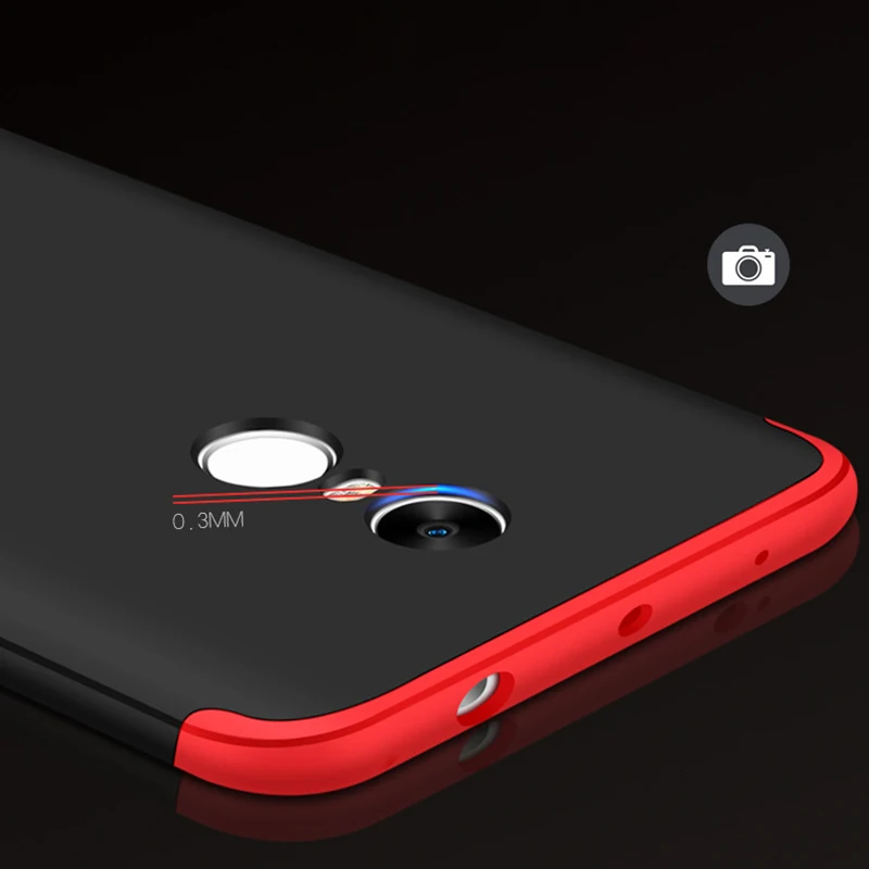 Gkk 360 Полный Средства ухода за кожей чехол Защитный для Xiaomi Redmi Note 4 4X Note4x 3 в 1
