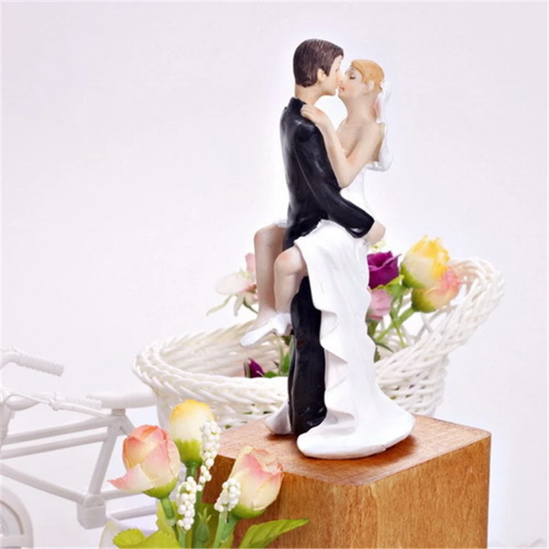 1 шт. топпер для свадебного торта фигурки невесты и жениха белая подставка Топпер