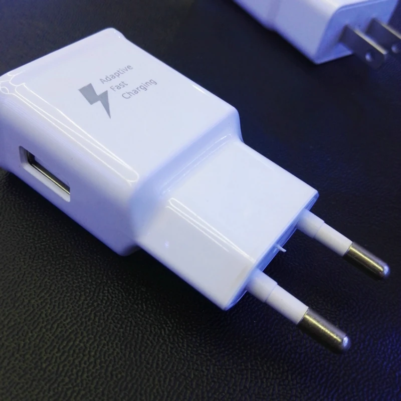 100 шт./лот USB для быстрой зарядки адаптивной дорожное настенное зарядное Зарядное устройство 9 V 1.67A Мощность адаптер для Samsung Galaxy S6/S6 край