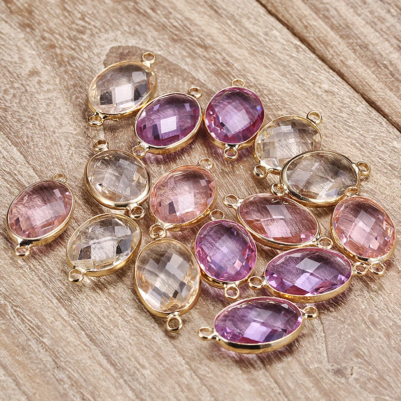 Коннекторы с кристаллами для ювелирных изделий 10 шт./лот|connector charms|diy glassfor jewelry |