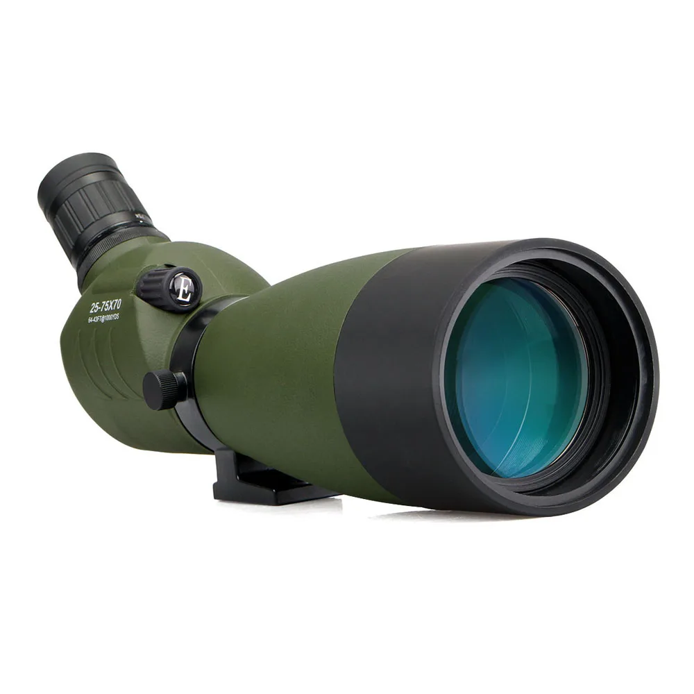 LAIDA 25 75x70mm Зрительная труба Монокуляр Zoom BAK4 45 градусов под углом для целевой
