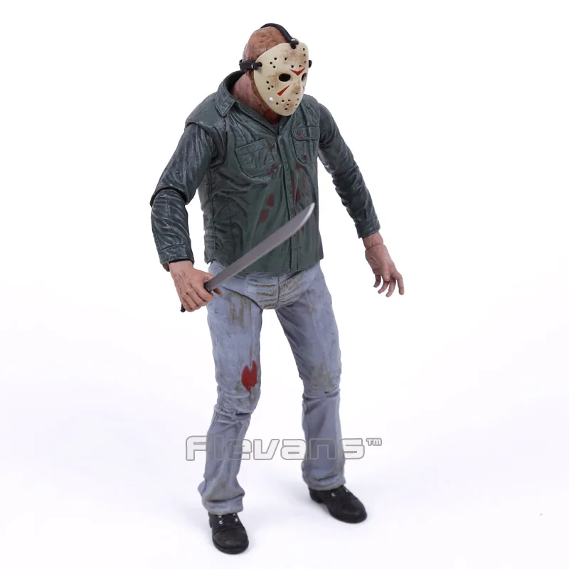 NECA часть 3 3D экшн-фигурка Джейсона вурхеса Коллекционная модель игрушки 7 дюймов 18