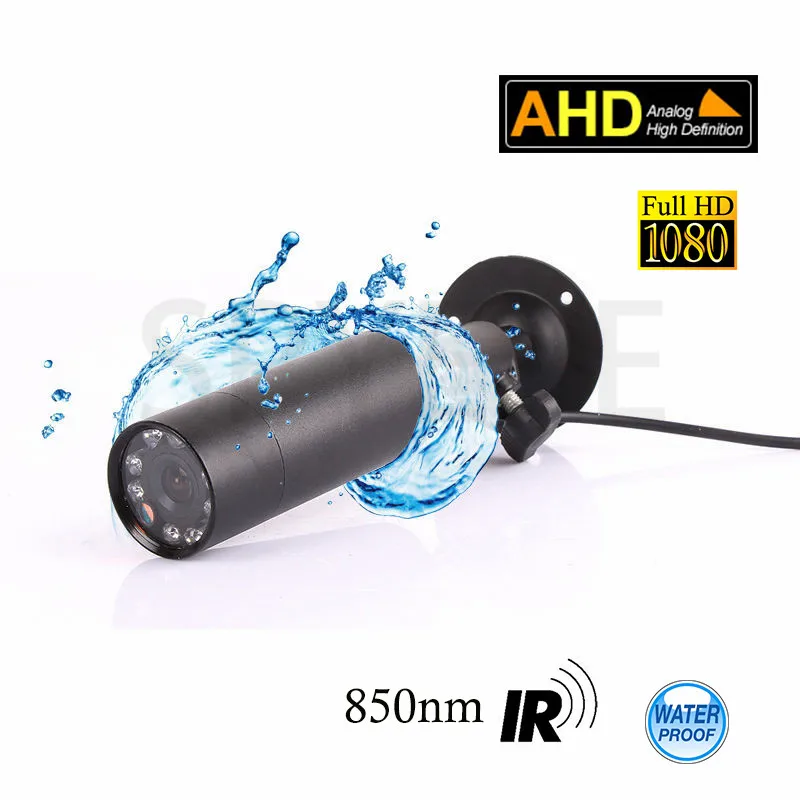 Мини IR Bullet AHD камера 1080P ночное видение наружная CCTV s 850MN светодиодный светильник